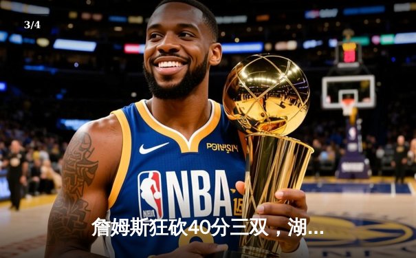 詹姆斯狂砍40分三双，湖人加时险胜勇士，系列赛2-1领先 - 3